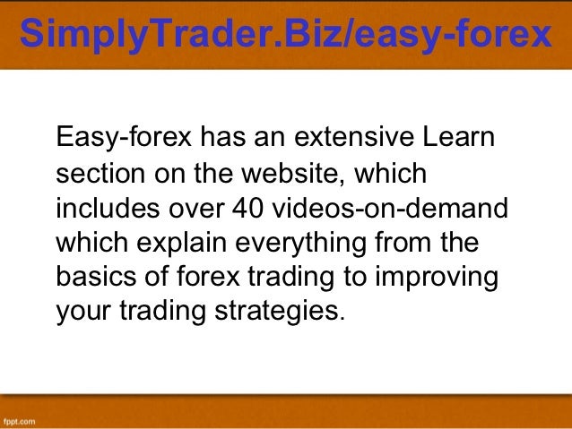 Easily make money from forex trading
